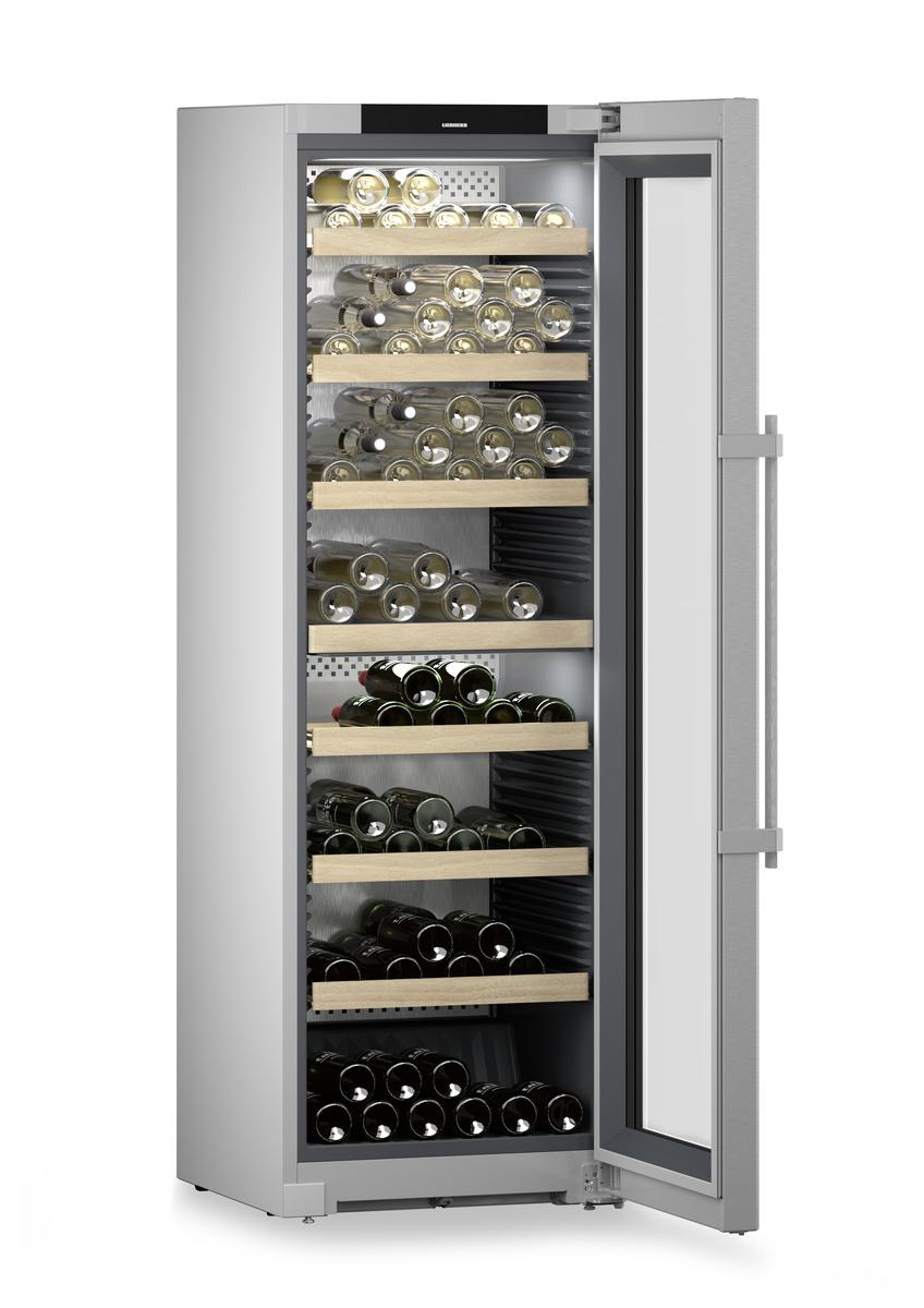 Multi-temperature wine fridge