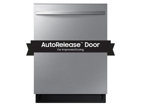 AutoRelease 51dBA Fingerprint Resistant Dishwasher with 3rd Rack in Stainless Steel