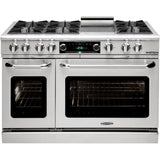 48" 6 Burner Gas Convection Range, Dual Fuel, Self Clean