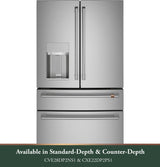 Café™ ENERGY STAR® 22.3 Cu. Ft. Smart Counter-Depth 4-Door French-Door Refrigerator