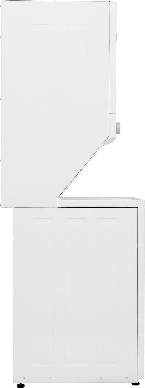 Frigidaire Electric Long Vent Stacked Laundry Center - 3.9 Cu. Ft Washer and 5.5 Cu. Ft. Dryer