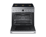Transitional 36" Gas Range, Silver Stainless Steel, Natural Gas/Liquid Propane
