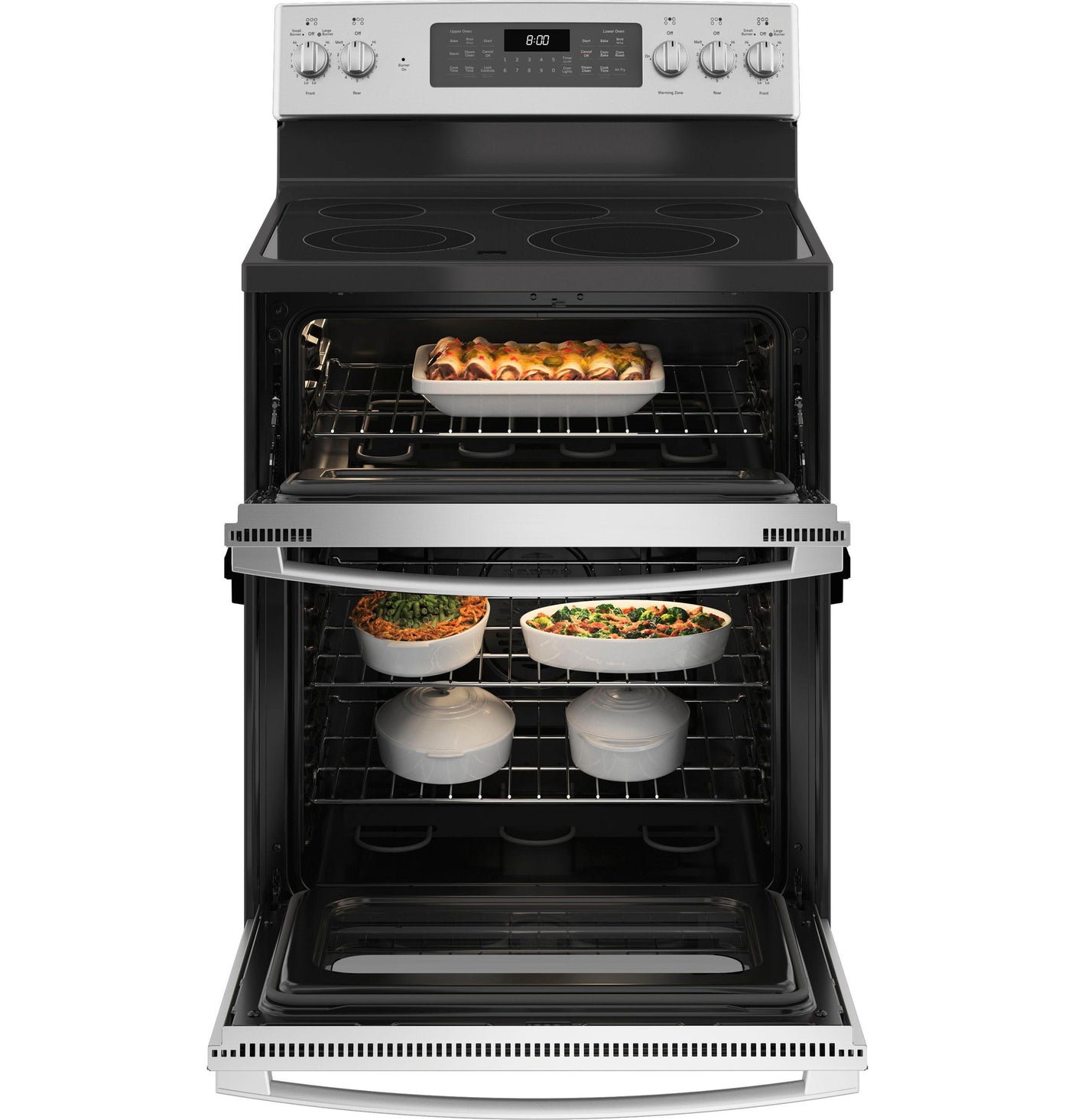 GE 30" Free-Standing Electric Double Oven Convection Range