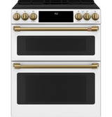 Café™ 30" Smart Slide-In, Front-Control, Induction and Convection Double-Oven Range