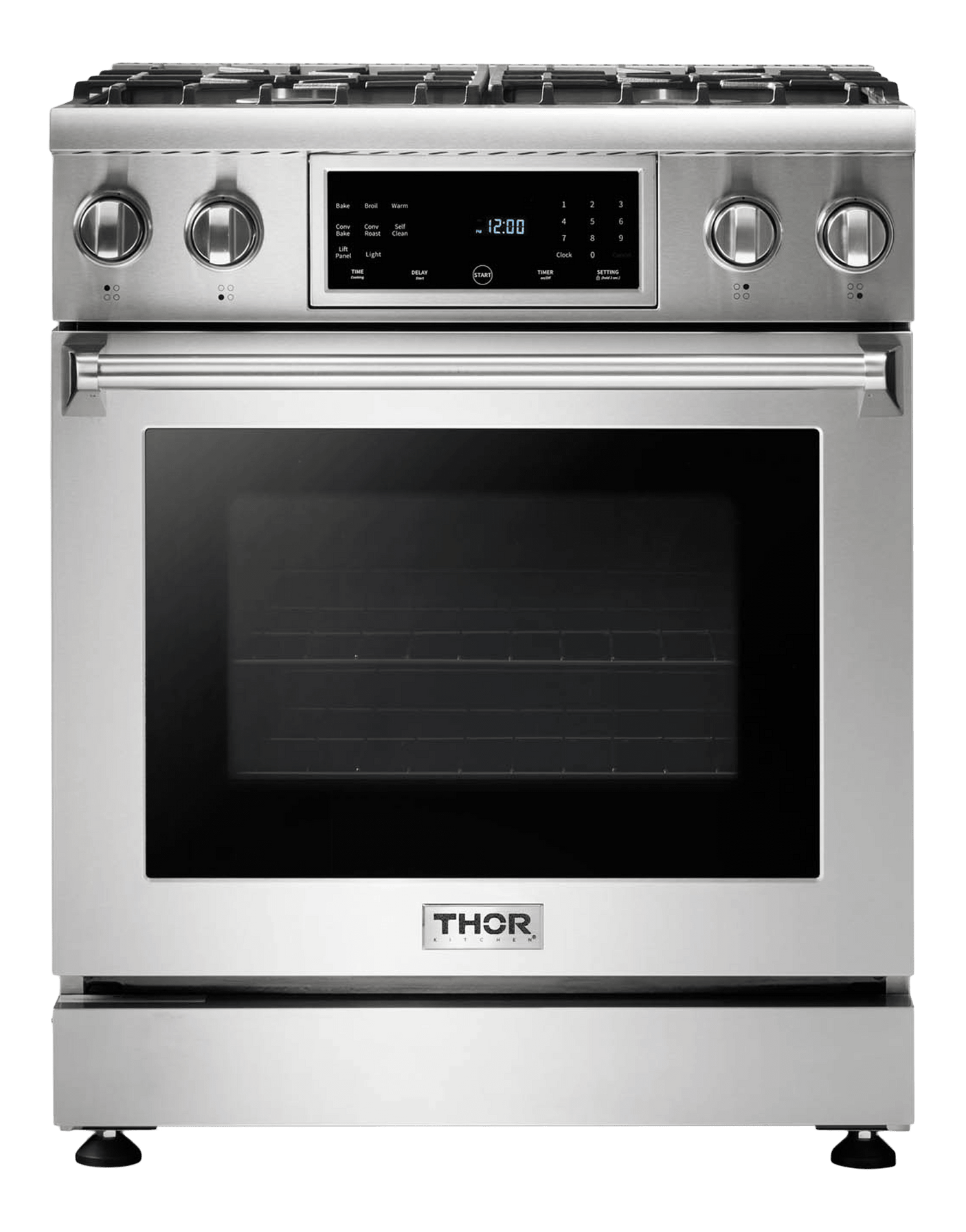 Thor Kitchen 30-inch Tilt Panel Gas Range - Professional - Model Trg3001