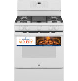 GE® 30" Free-Standing Gas Convection Range with No Preheat Air Fry