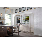 Monogram 30" Panel-Ready Integrated Glass-Door Refrigerator for Single or Dual Installation