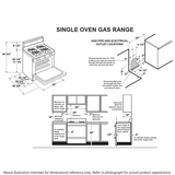 Hotpoint® 30" Free-Standing Gas Range