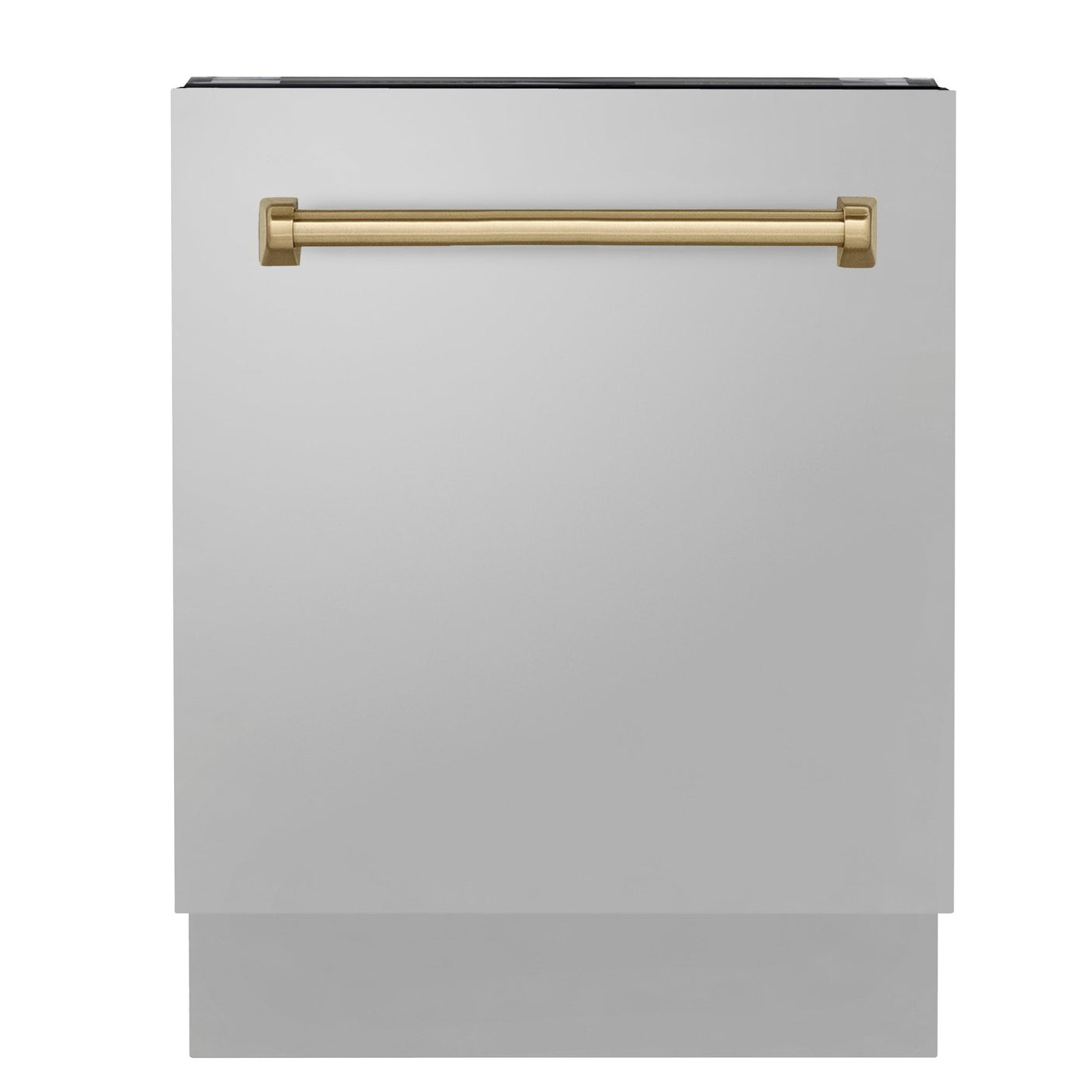 ZLINE Autograph Edition 24" 3rd Rack Top Control Tall Tub Dishwasher in Stainless Steel with Accent Handle, 51dBa (DWVZ-304-24) [Color: Champagne Bronze]