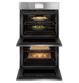 Café™ 30" Smart Built-In Convection Double Wall Oven in Platinum Glass