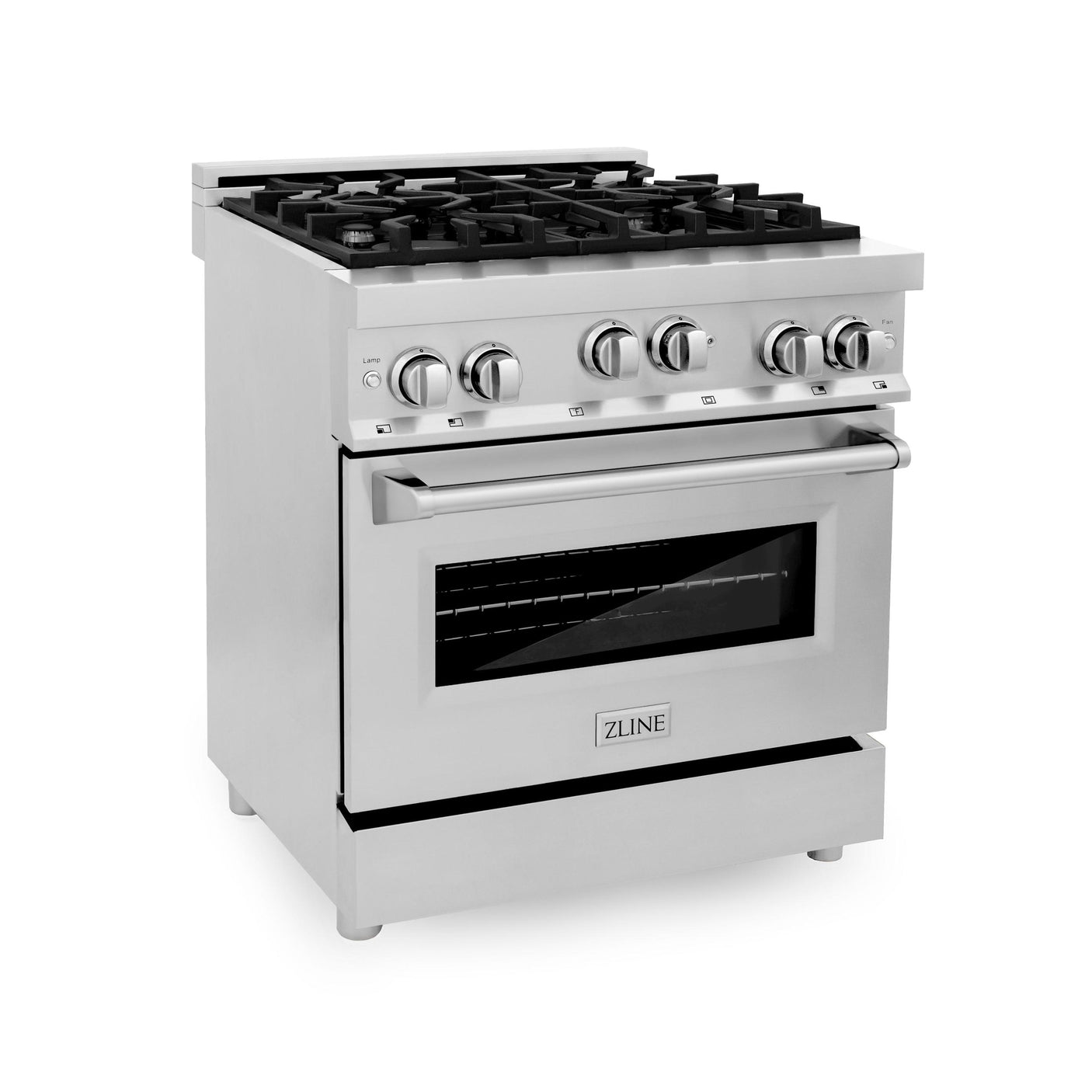 ZLINE 30" 4.0 cu. ft. Range with Gas Stove and Gas Oven in Stainless Steel (RG30) [Color: Blue Gloss]