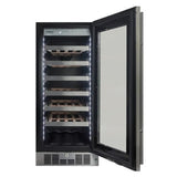 Silhouette Pro - 28 Bottle Built-in Wine Cellar In Stainless Steel