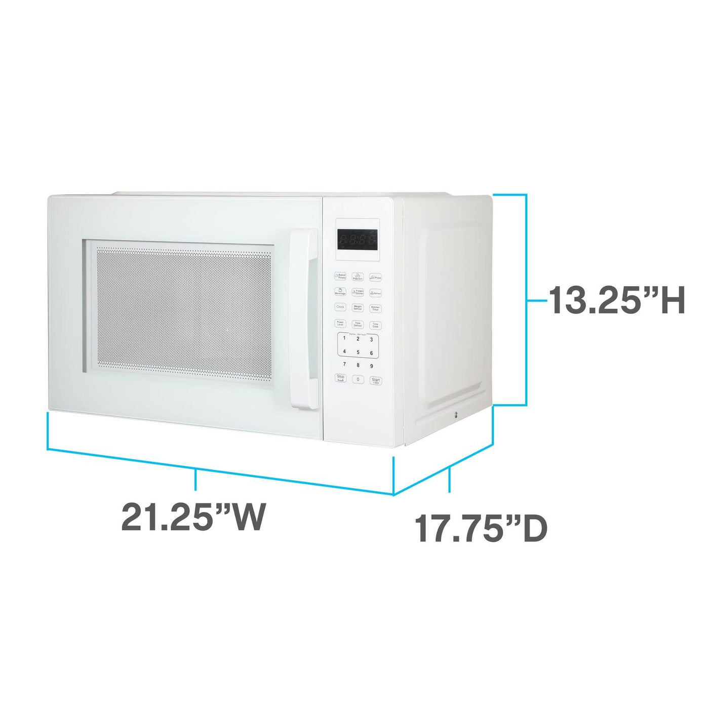 Avanti 1.5 cu. ft. Microwave Oven - White / 1.5 cu. ft.