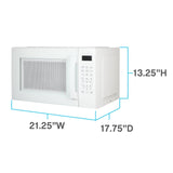 Avanti 1.5 cu. ft. Microwave Oven - White / 1.5 cu. ft.