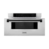 ZLINE Autograph Edition 30" 1.2 cu. ft. Built-In Microwave Drawer in Stainless Steel with Accents (MWDZ-30) [Color: Matte Black]