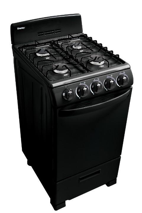 Danby 20" Wide Gas Range in Black