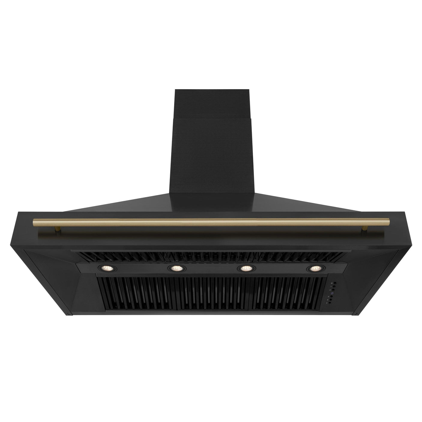 ZLINE 48 in. Autograph Edition Black Stainless Steel Range Hood with Handle (BS655Z-48) [Color: Champagne Bronze]