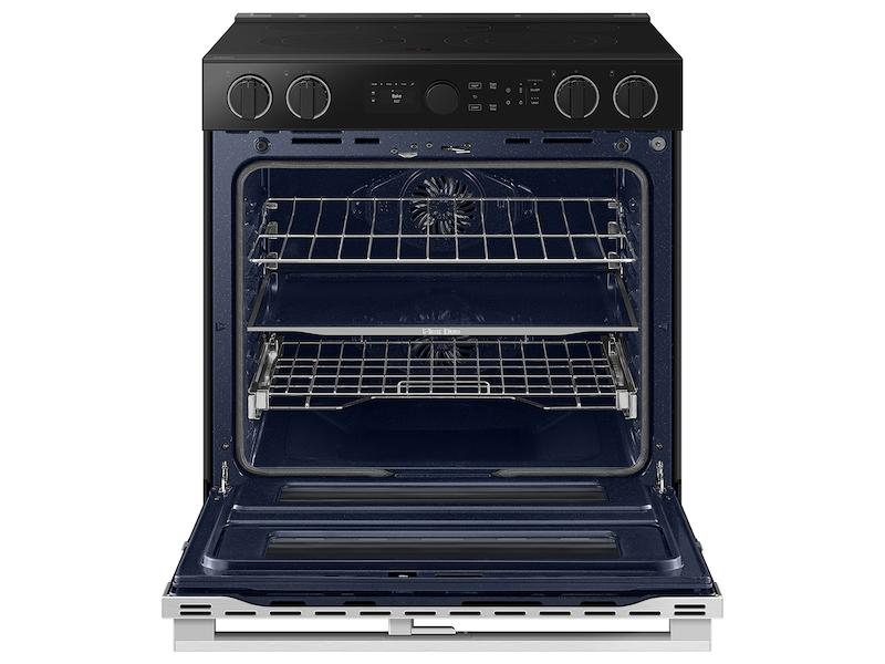 Bespoke Smart Slide-In Electric Range 6.3 cu. ft. with Flex Duo™ & Illuminated Precision Knobs in Stainless Steel