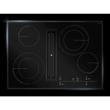 30" Oblivion Glass Electric Radiant Downdraft Cooktop with Tap Touch Controls