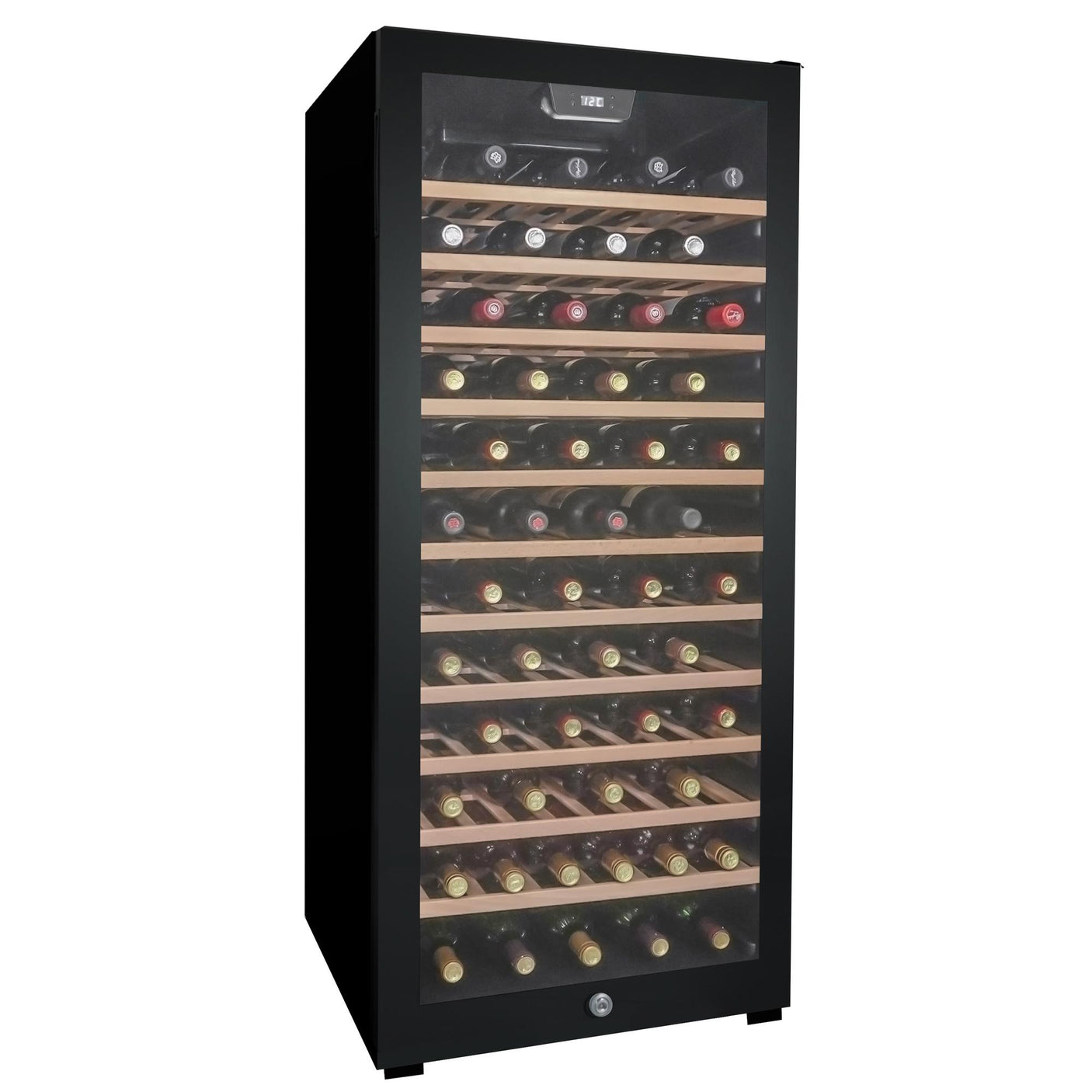 Danby 94 Bottle Free-Standing Wine Cooler in Black