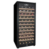 Danby 94 Bottle Free-Standing Wine Cooler in Black