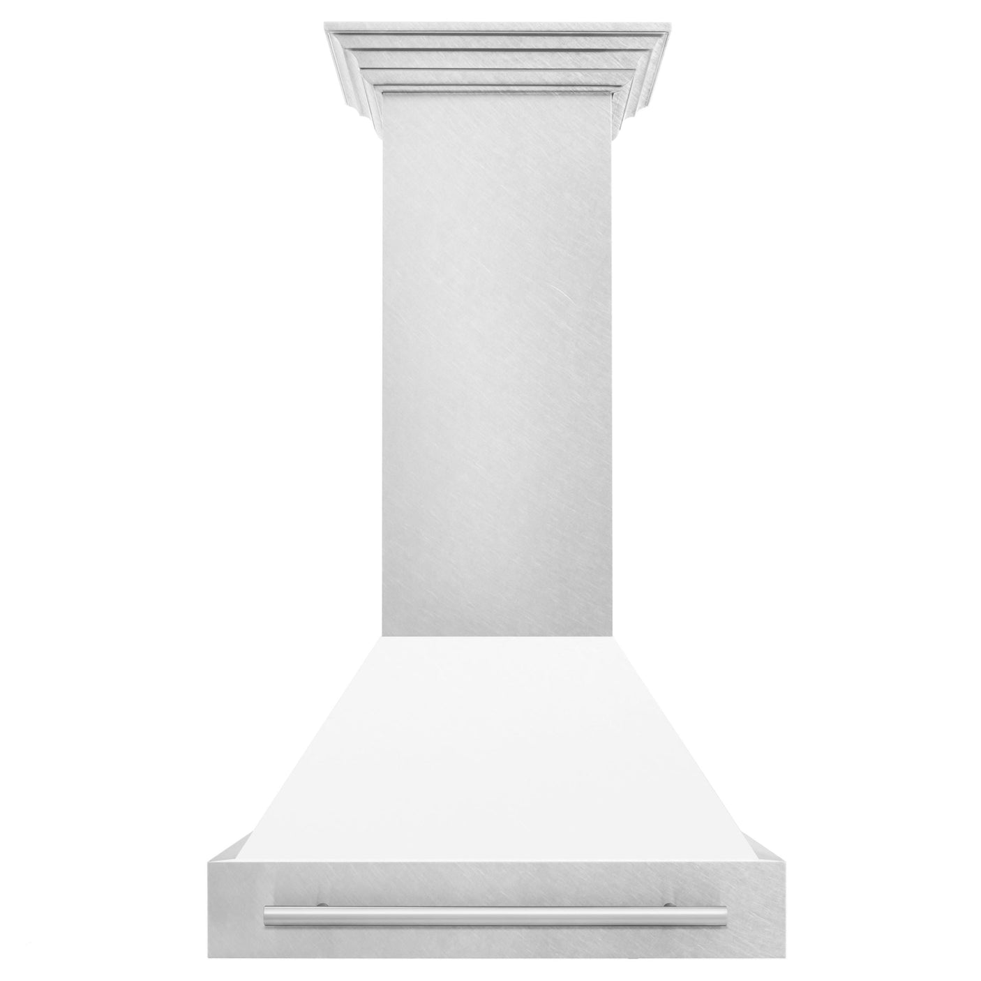 ZLINE 30 in. DuraSnow Stainless Steel Range Hood with Color Shell Options (8654SNX-30) [Color: White Matte]