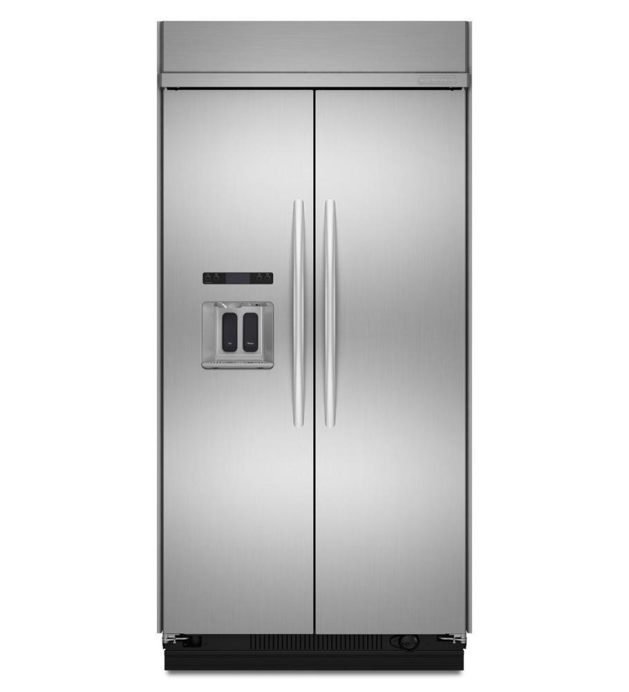 29.5 Cu. Ft. 48-Inch Width Built-In Side-by-Side Refrigerator, Architect® Series II - Stainless Steel