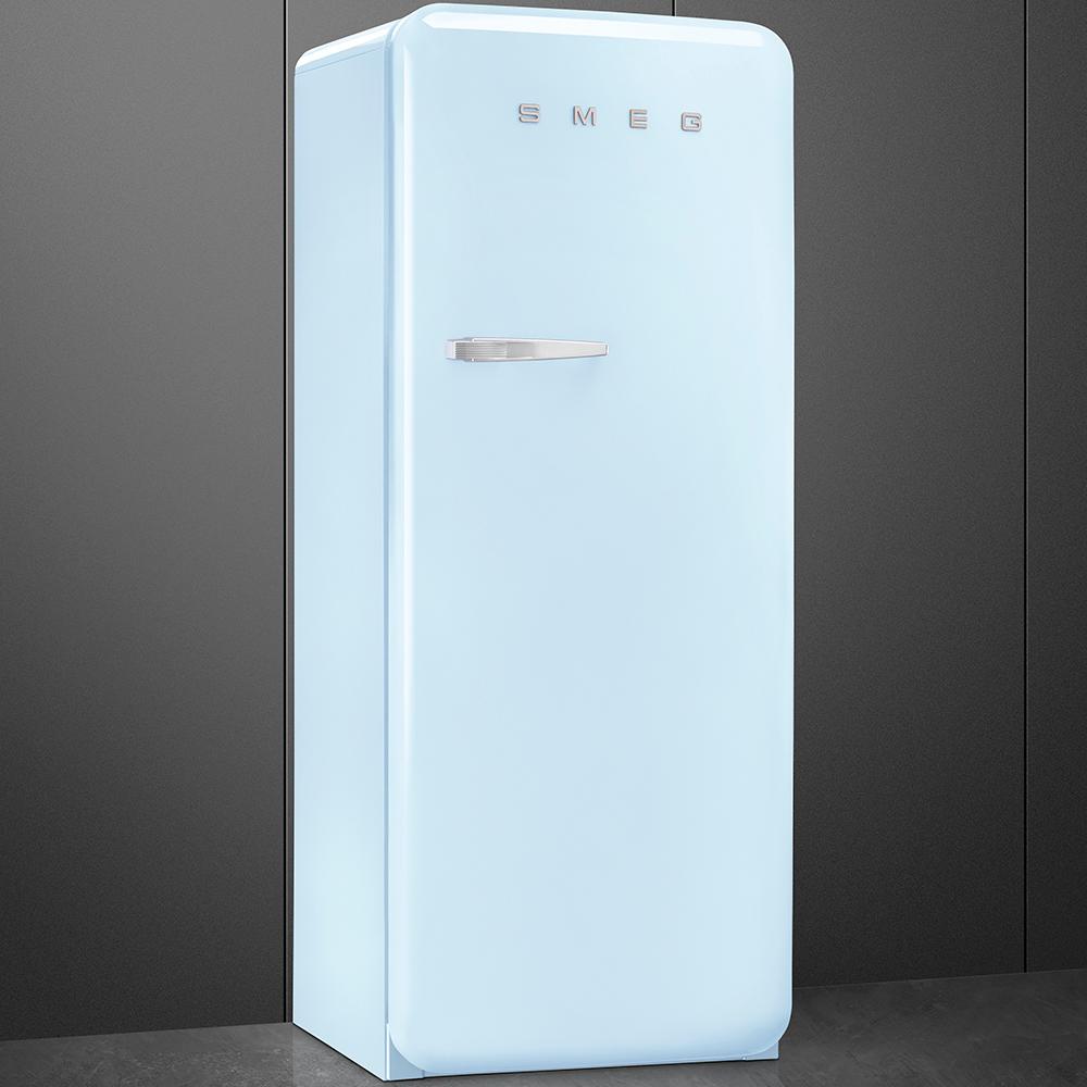 Approx 24 " 50'S Style Refrigerator with ice compartment, Pastel blue, Right hand hinge