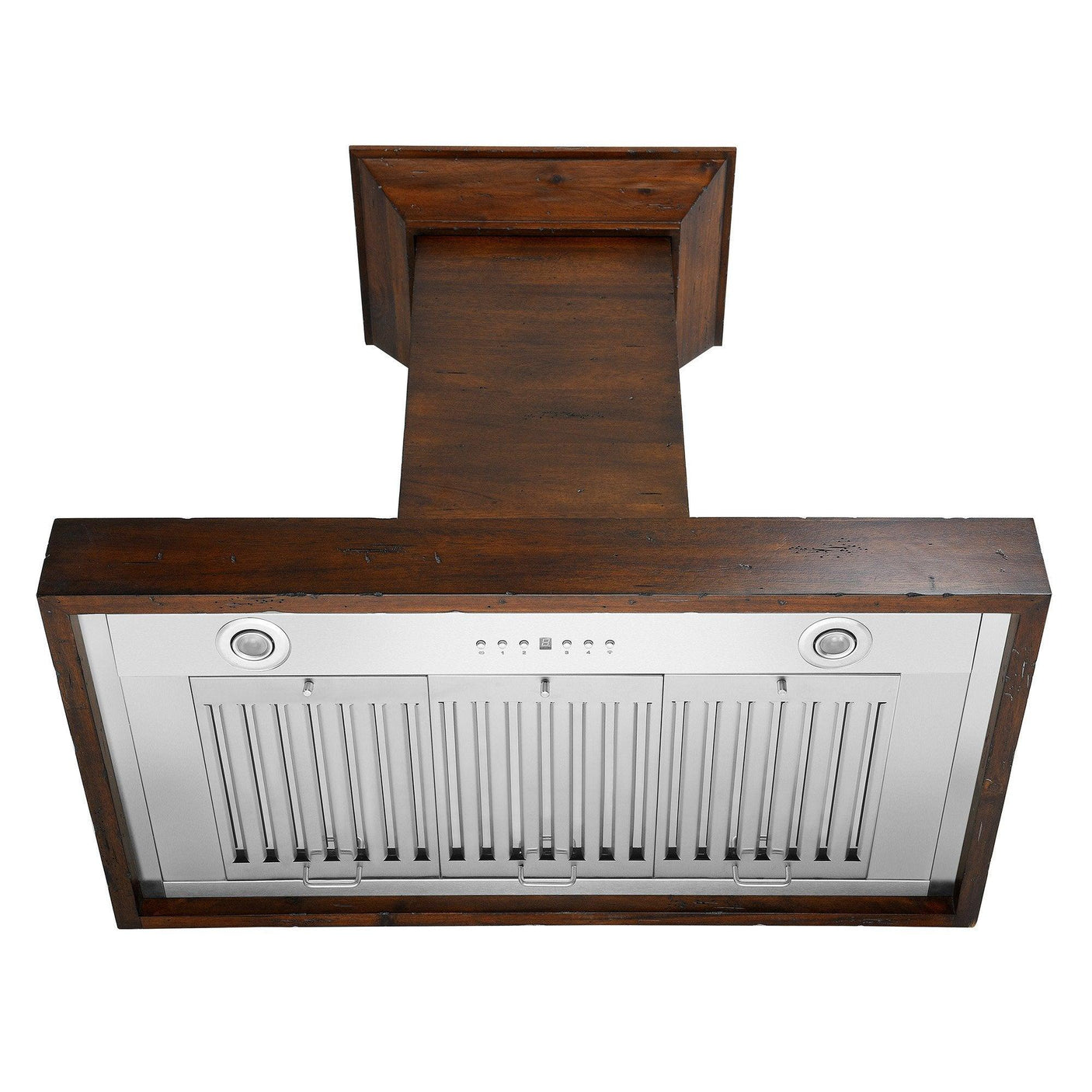 ZLINE Ducted Wooden Wall Mount Range Hood in Walnut with Remote Motor (KBRR-RS)