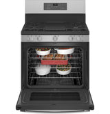 GE Profile™ Smart 30" Free-Standing Self Clean Gas Fingerprint Resistant Range with No Preheat Air Fry