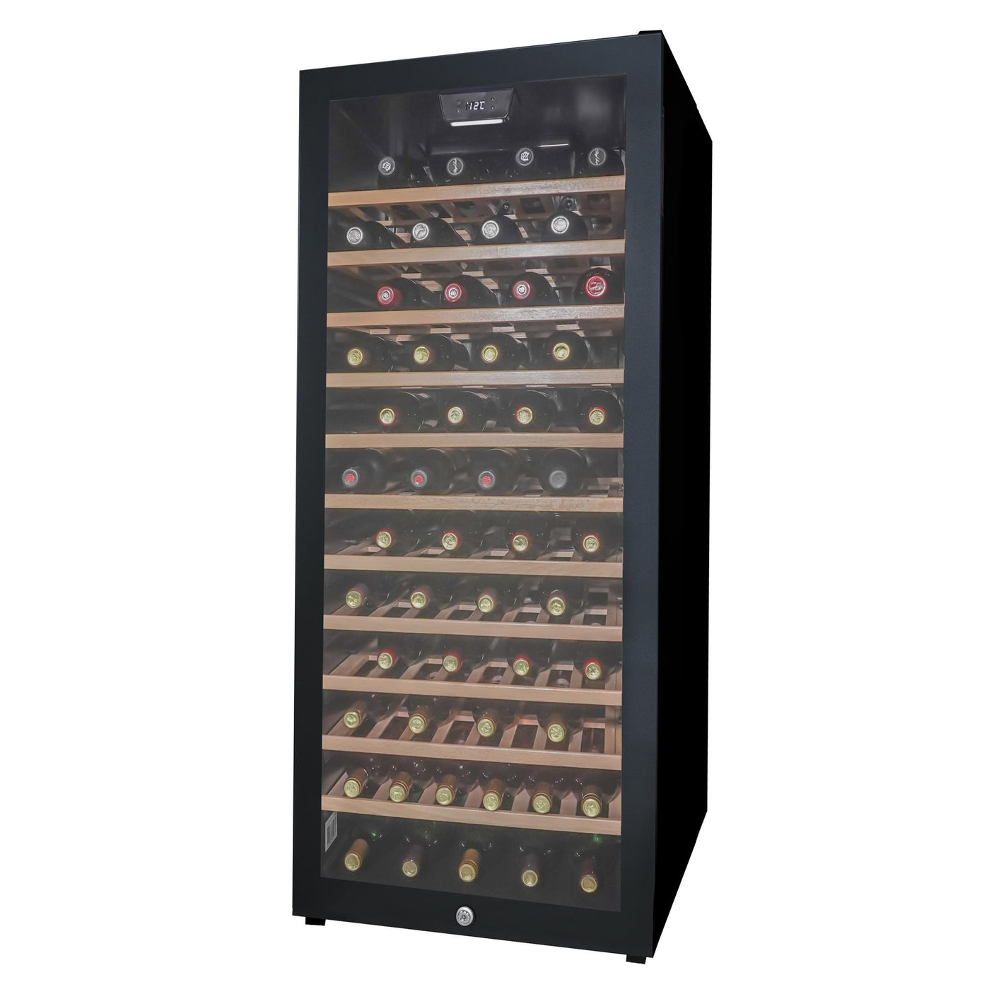 Danby 94 Bottle Free-Standing Wine Cooler in Black