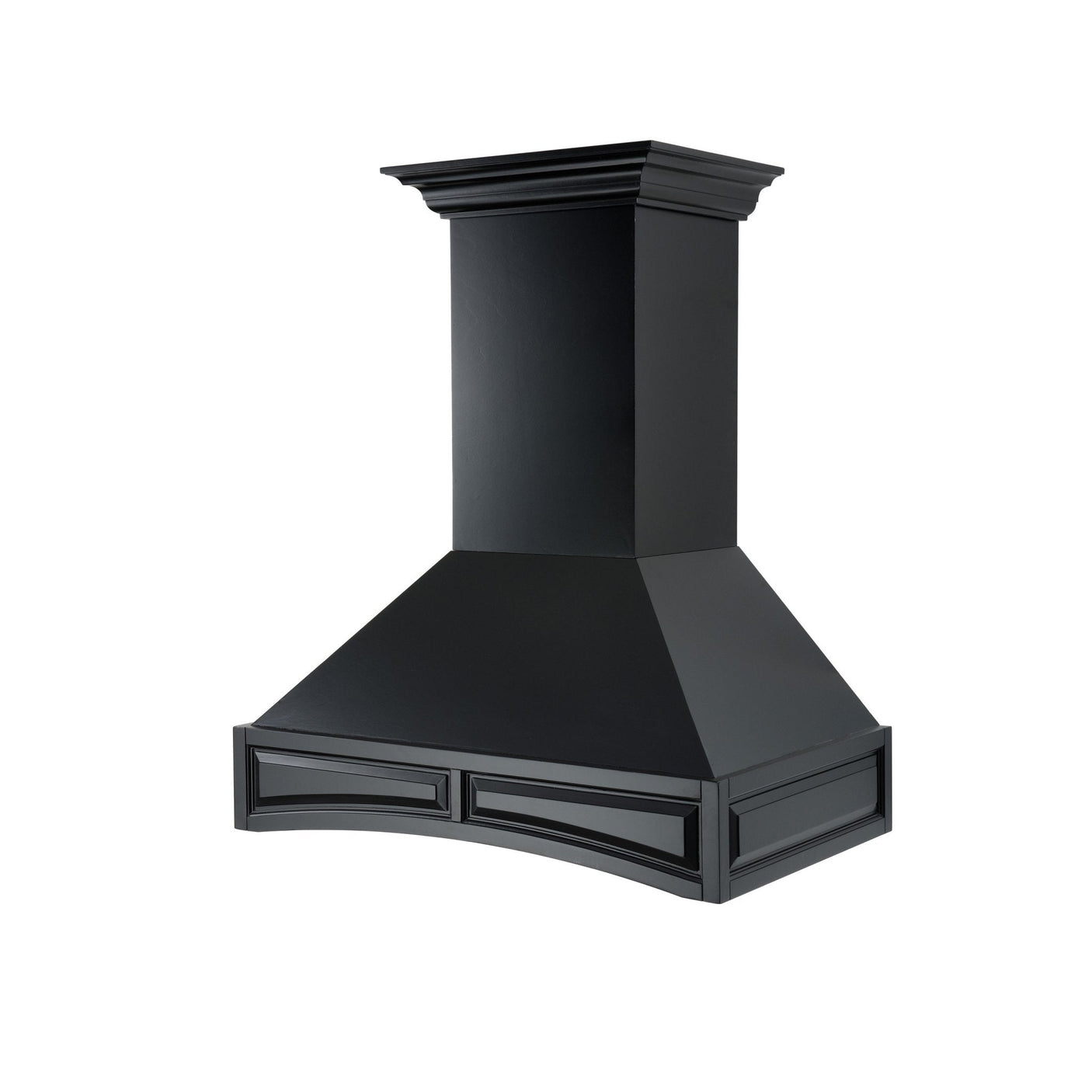 ZLINE Wooden Wall Mount Range Hood in Black - Includes Motor (321CC)