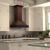 ZLINE 36" Designer Series Embossed Copper Finish Wall Range Hood (655-EBXXX-36)