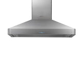 30" Chimney Wall Hood, Silver Stainless Steel