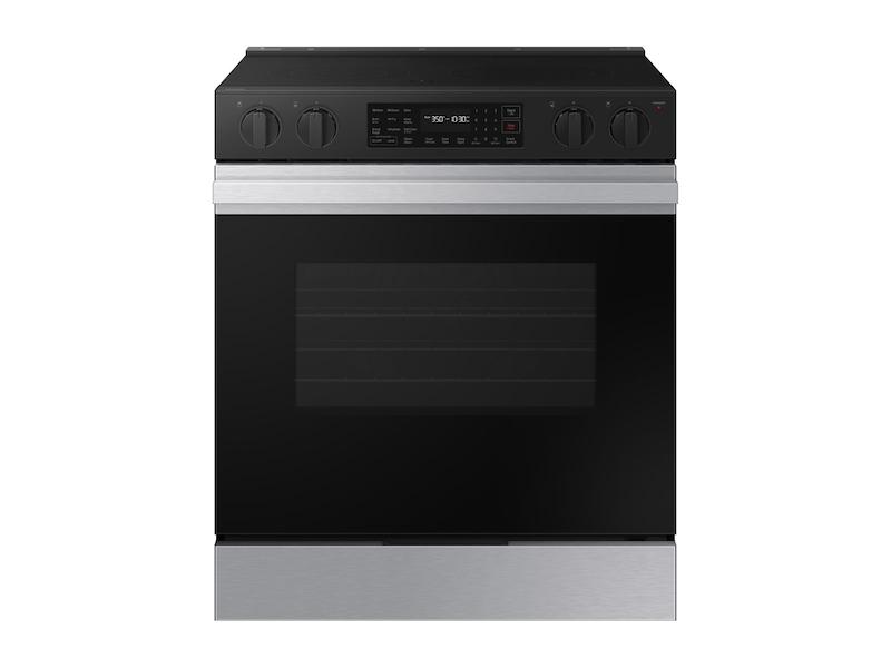 Bespoke 6.3 cu. ft. Smart Slide-In Electric Range with Air Fry & Precision Knobs in Stainless Steel