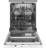 GE® ENERGY STAR® 24" Stainless Steel Interior Portable Dishwasher with Sanitize Cycle