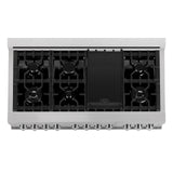 ZLINE 48" 6.0 cu. ft. Range with Gas Stove and Gas Oven in ZLINE DuraSnow Stainless Steel® (RGS-SN-48) [Color: Durasnow Stainless Steel]