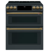 Café™ 30" Smart Slide-In, Front-Control, Induction and Convection Double-Oven Range