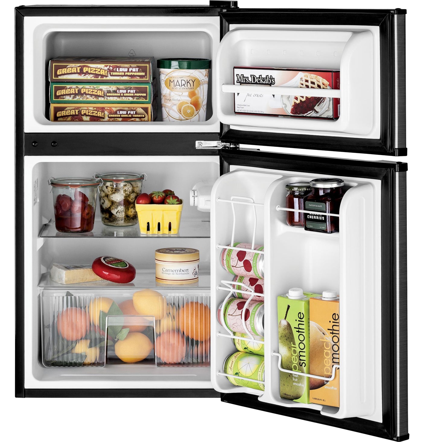 GE® ENERGY STAR® Double-Door Compact Refrigerator