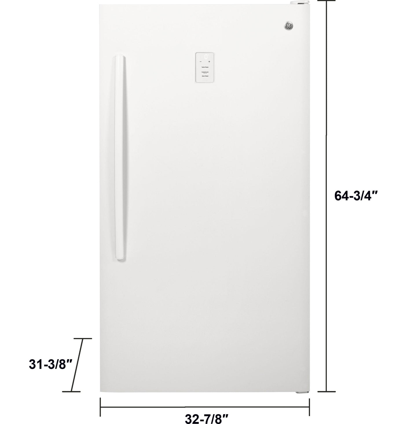 GE® ENERGY STAR® 17.3 Cu. Ft. Frost-Free Garage Ready Upright Freezer