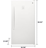 GE® ENERGY STAR® 17.3 Cu. Ft. Frost-Free Garage Ready Upright Freezer