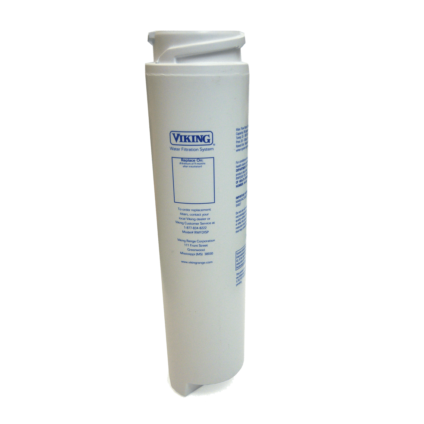 WATER FILTER FOR BUILT-IN REFRIGERATORS - RWFDISP