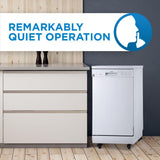 Danby 18" Wide Portable Dishwasher in White ()