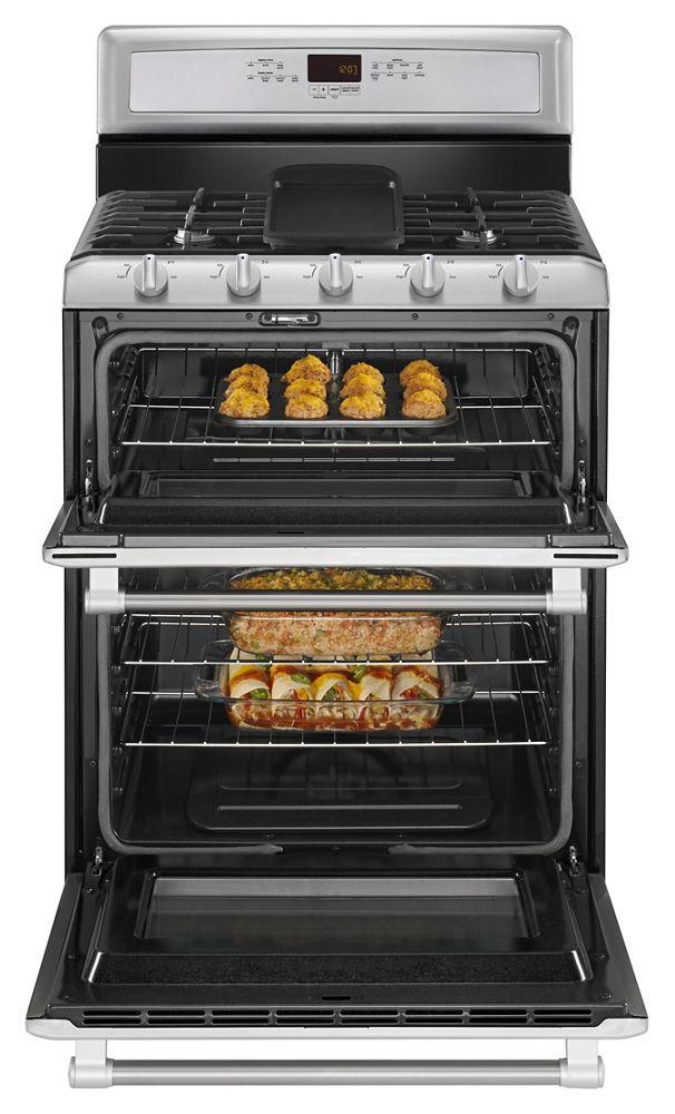 30-inch Wide Double Oven Gas Range with Convection - 6.0 cu. ft.