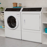 DF7 Sanitizing White Electric Dryer with Front Control  Pet Plus™  Steam  Over-Dry Protection Technology  ENERGY STAR® Certified  5-Year Warranty