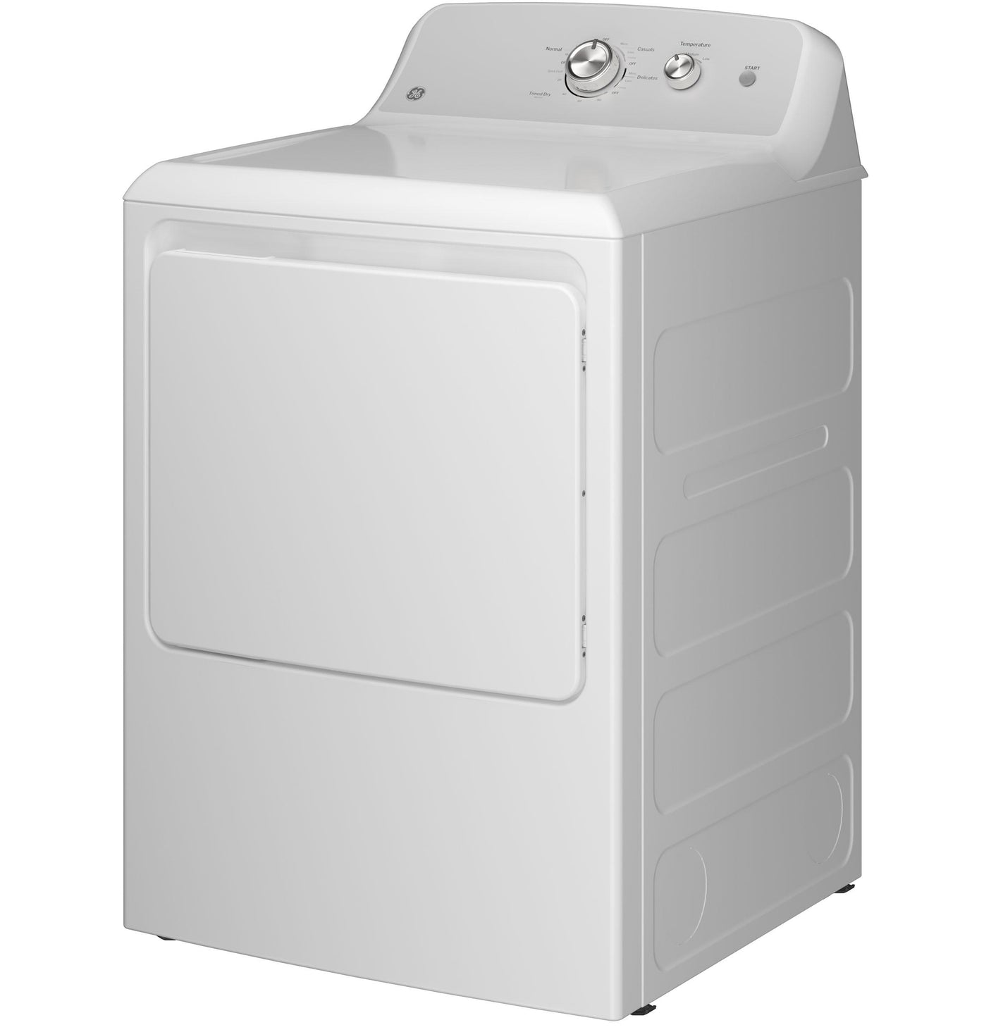 GE® 6.2 cu. ft. Capacity&#x00A0;Electric Dryer with Up To 120 ft. Venting and Shallow Depth&#x200B;