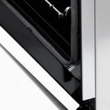 ZLINE Autograph Edition 24" 2.8 cu. ft. Dual Fuel Range with Gas Stove and Electric Oven in Stainless Steel with White Matte Door and Accents (RAZ-WM-24) [Color: Matte Black]