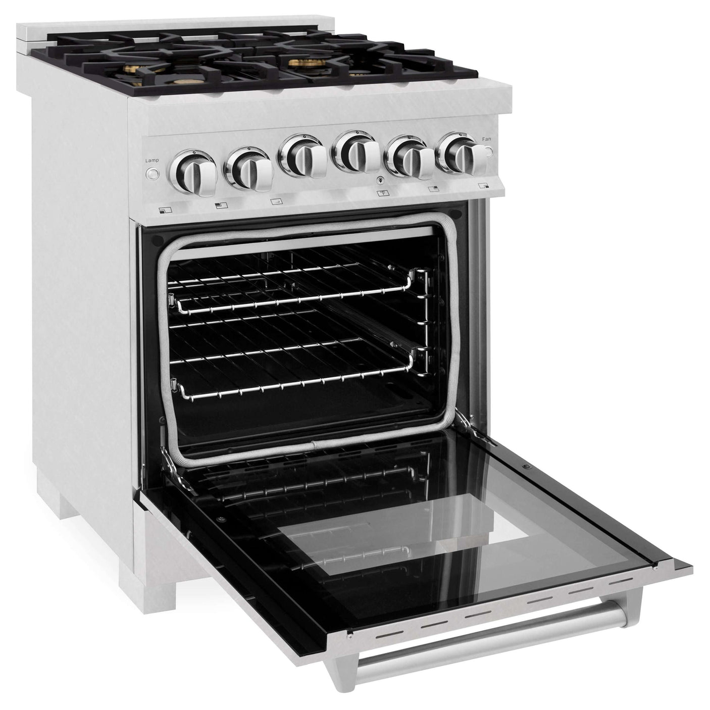 ZLINE 24 in. 2.8 cu. ft. Range with Gas Stove and Gas Oven in DuraSnow Stainless Steel (RGS-SN-24) [Color: DuraSnow Stainless Steel]