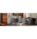 GE Profile™ 30" Smart Slide-In Front-Control Gas Double Oven Convection Fingerprint Resistant Range