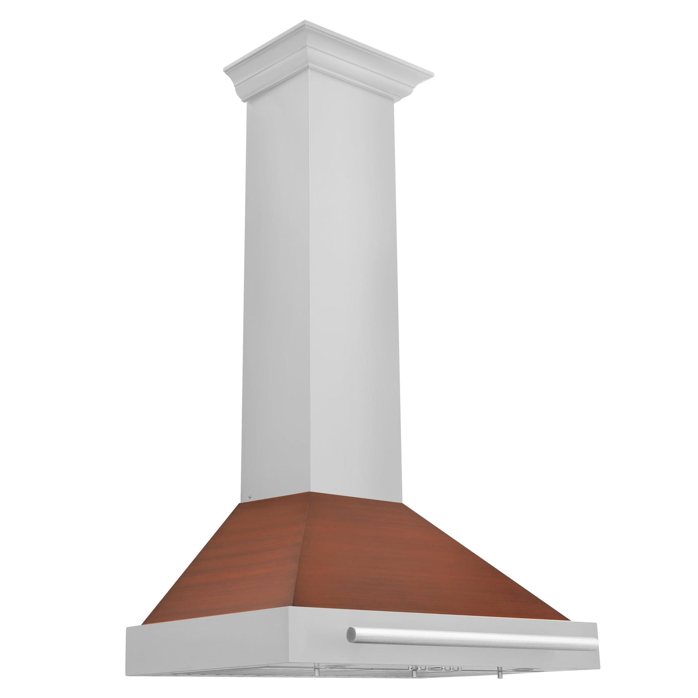 ZLINE 30 in. Convertible Stainless Steel Range Hood with Copper Shell and Stainless Steel Handle (KB4STX-C-30)